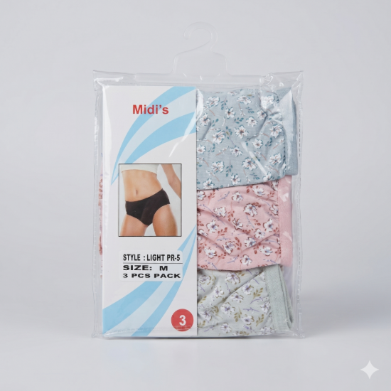 Picture of Briefs Midi Set of 3 pieces (Light PR-5)