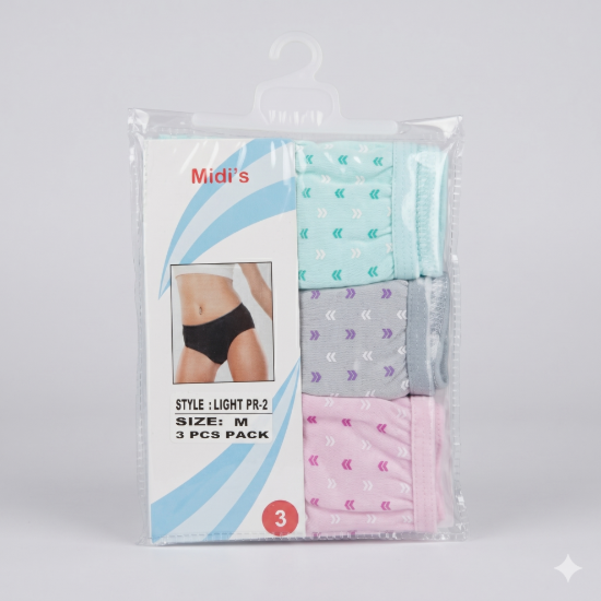 Picture of Briefs Midi Set of 3 pieces (LIGHT PR-2)