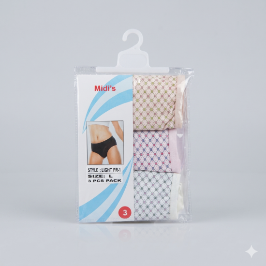 Picture of Briefs Midi Set of 3 pieces (LIGHT PR-1)