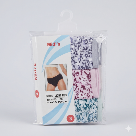 Picture of Briefs Midi Set of 3 pieces (LIGHT PR-3)